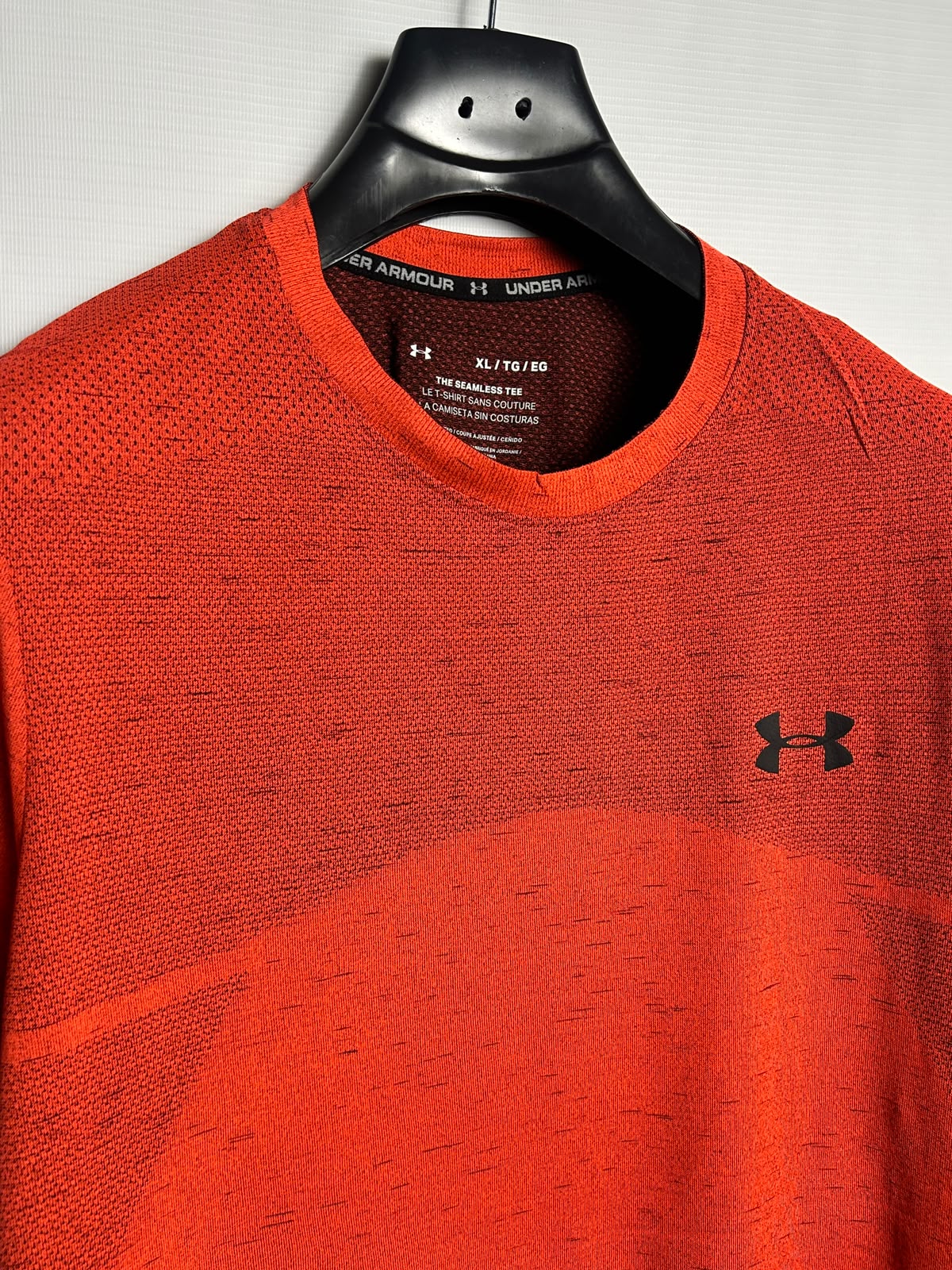 Under Armour Heat Gear Orange Round Neck - XL