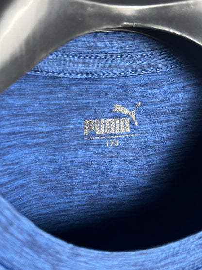 Puma Blue Round Neck Full Sleeves - Small