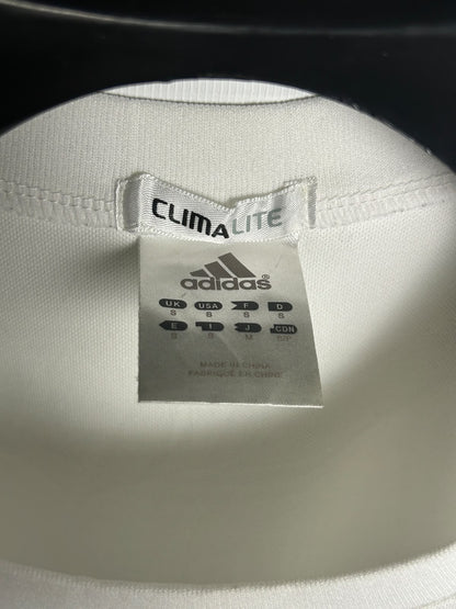 Adidas Big Logo White Round Neck - Small