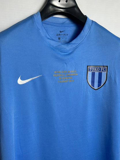Nike Dri Fit Blue V Neck - XXL