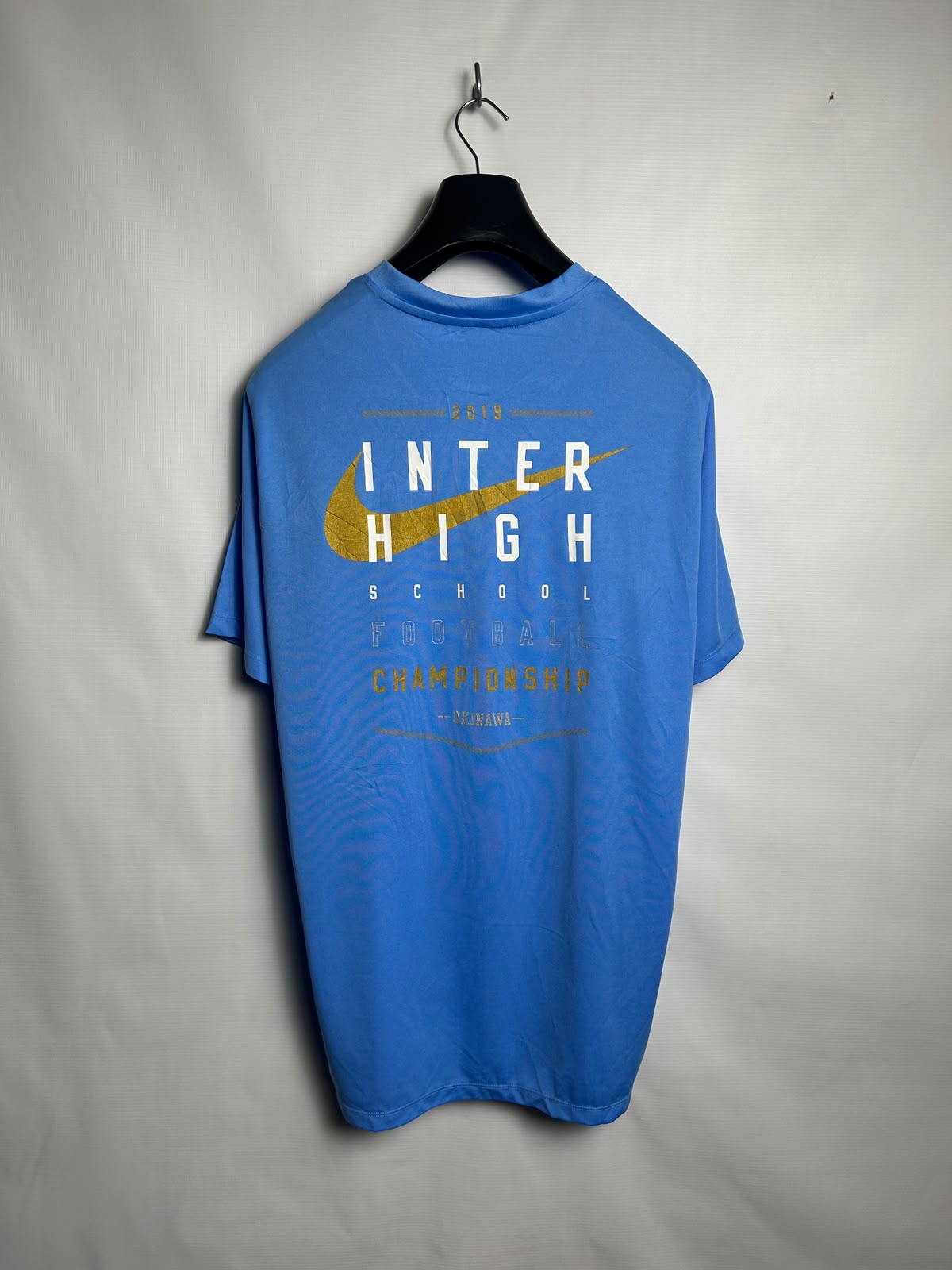 Nike Dri Fit Blue V Neck - XXL