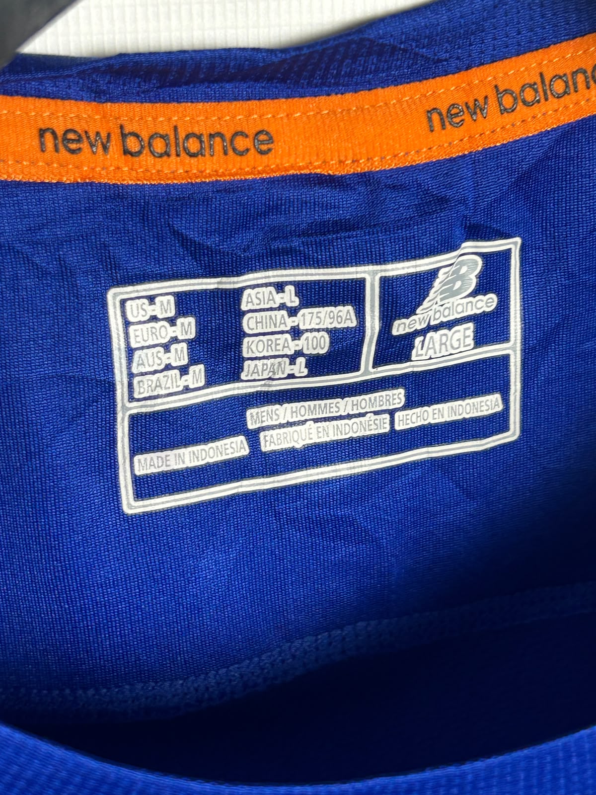 New Balance Blue Round Neck - Large