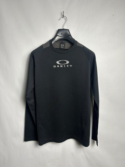 Oakley Black Full Sleeves Round Neck - Medium