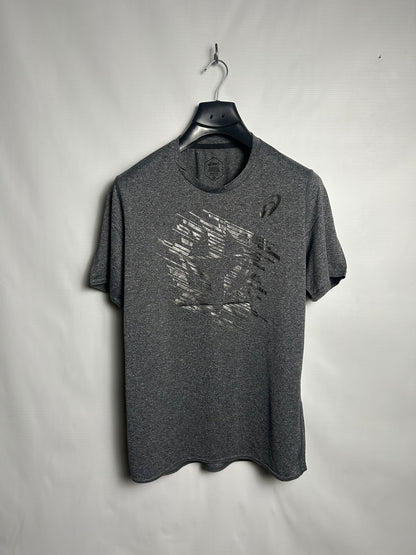 Asics Big Logo Grey Round Neck - XL