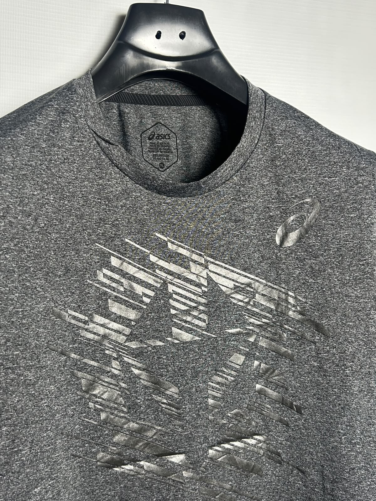 Asics Big Logo Grey Round Neck - XL
