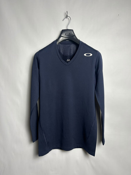 Oakley Blue Full Sleeves Round Neck - XL