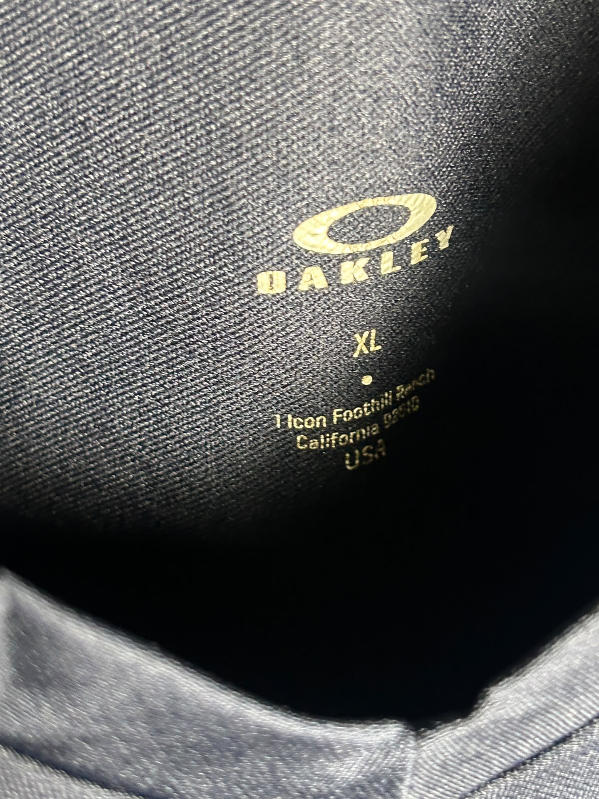 Oakley Blue Full Sleeves Round Neck - XL