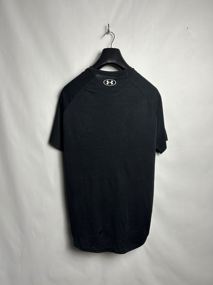 Under Armour Big Logo Black Round Neck - Medium