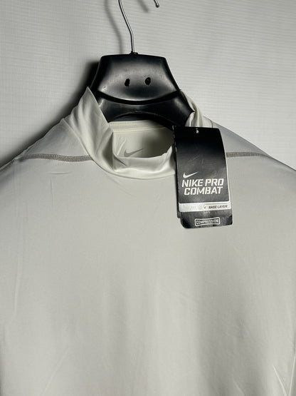 Nike Pro Combat Dri Fit Full Sleeves Mock Neck- XL