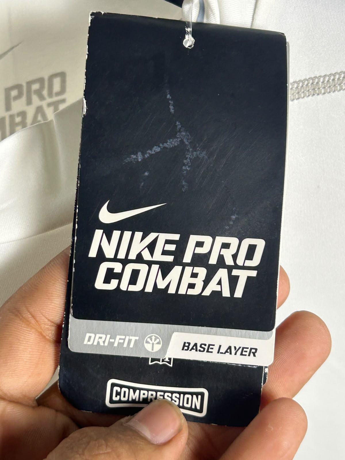 Nike Pro Combat Dri Fit Full Sleeves Mock Neck- XL