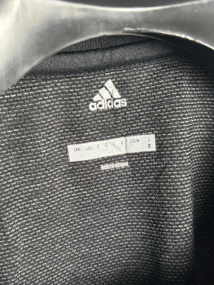 Adidas Big Logo Black Round Neck - Medium