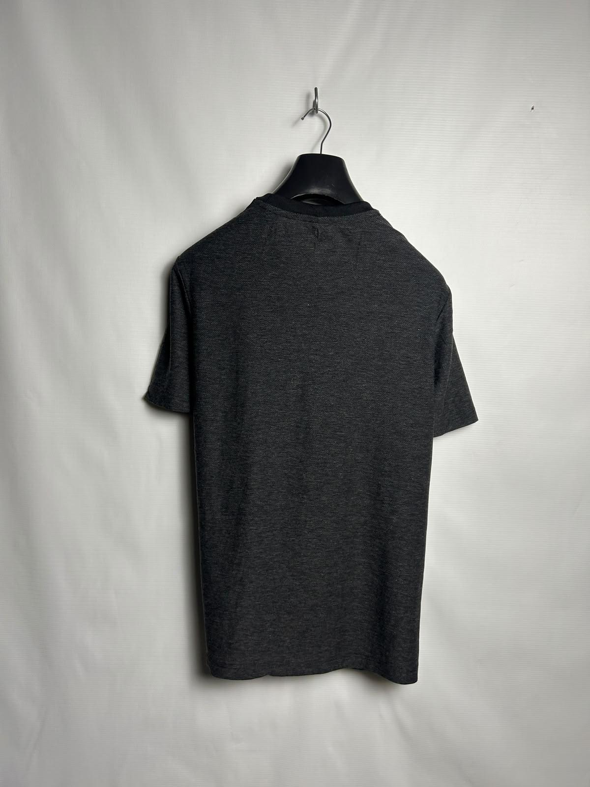 Adidas Big Logo Black Round Neck - Medium