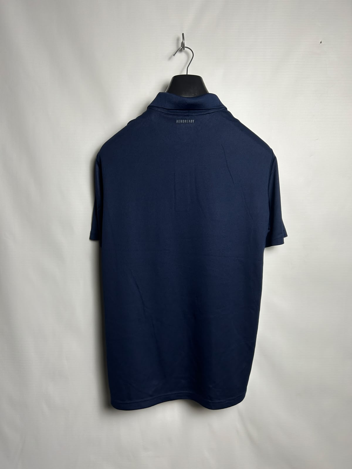 Adidas Aeroready Blue Polo - Large