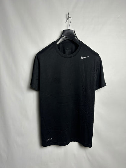 Nike Dri Fit Black Round Neck - Medium