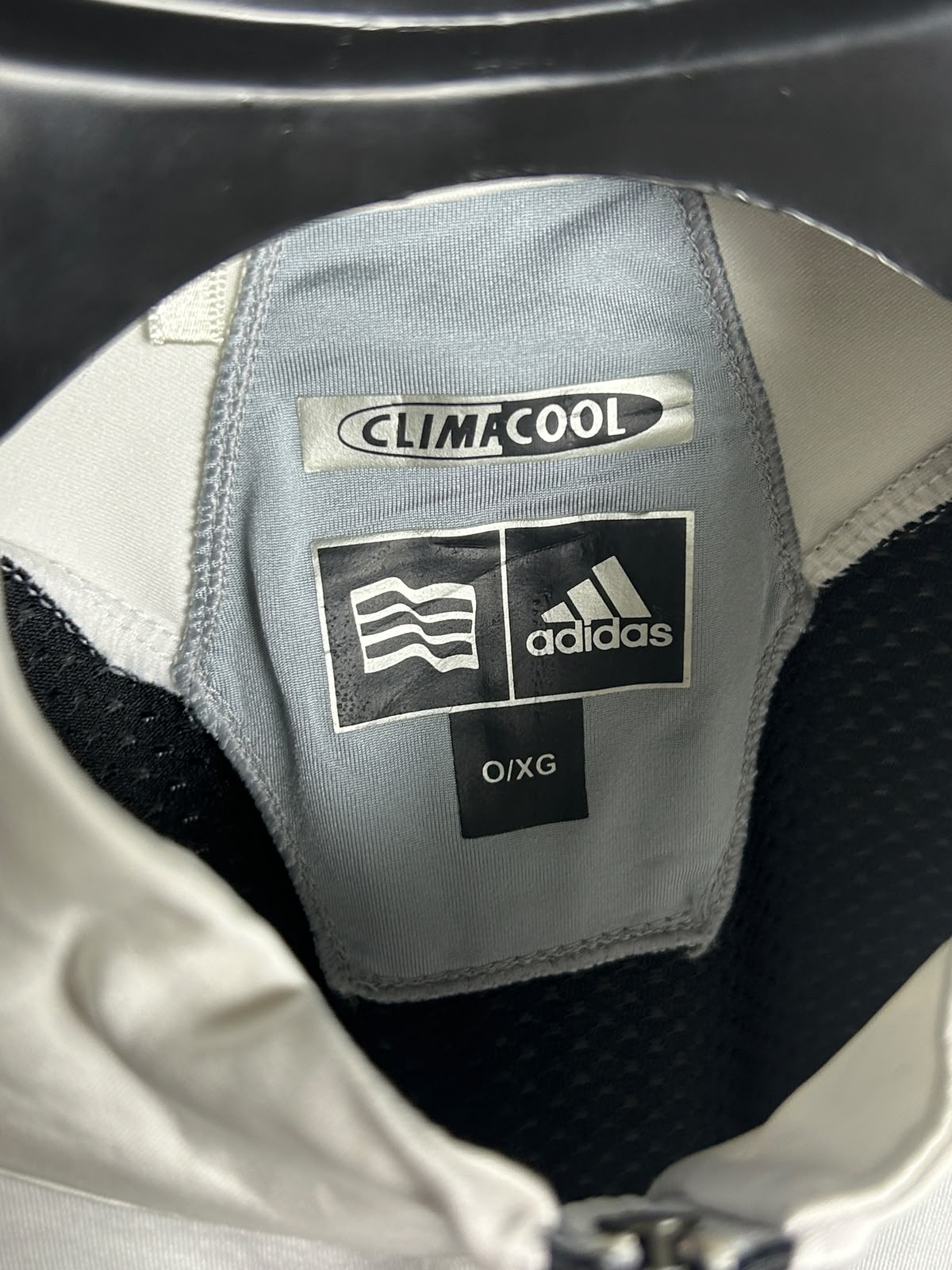 Adidas Golf Climacool Half Zip White Round Neck - Medium