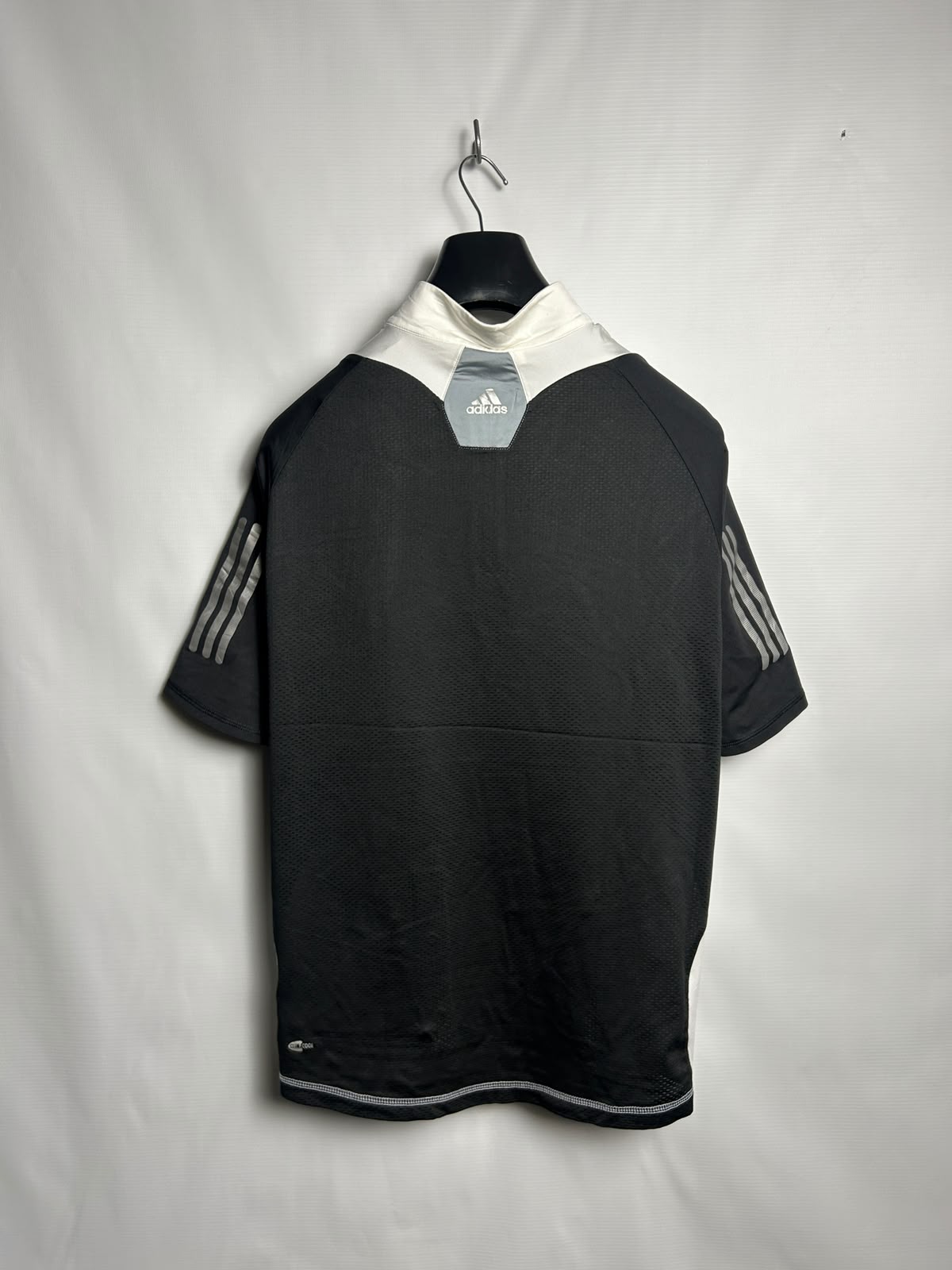 Adidas Golf Climacool Half Zip White Round Neck - Medium