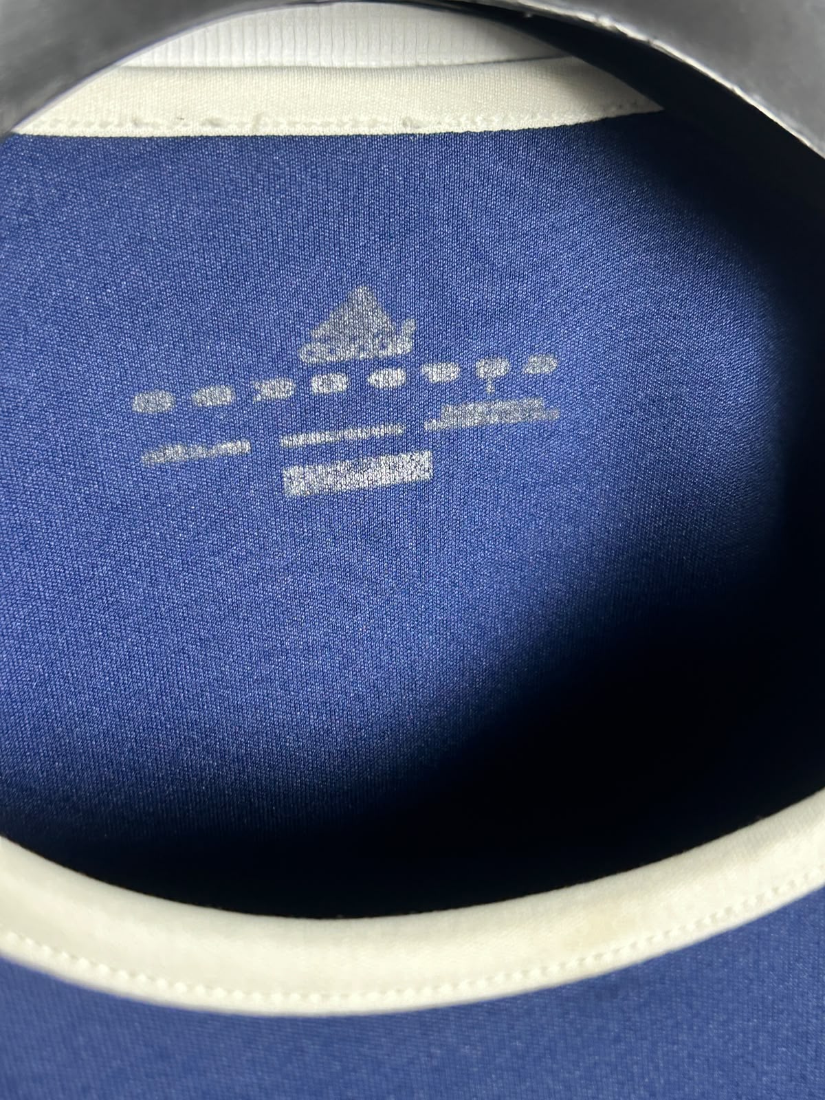 Adidas Blue Round Neck - Large