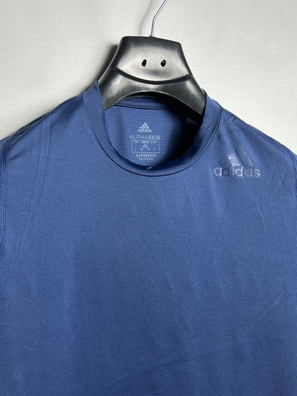 Adidas Aeroready Blue Round Neck - Small