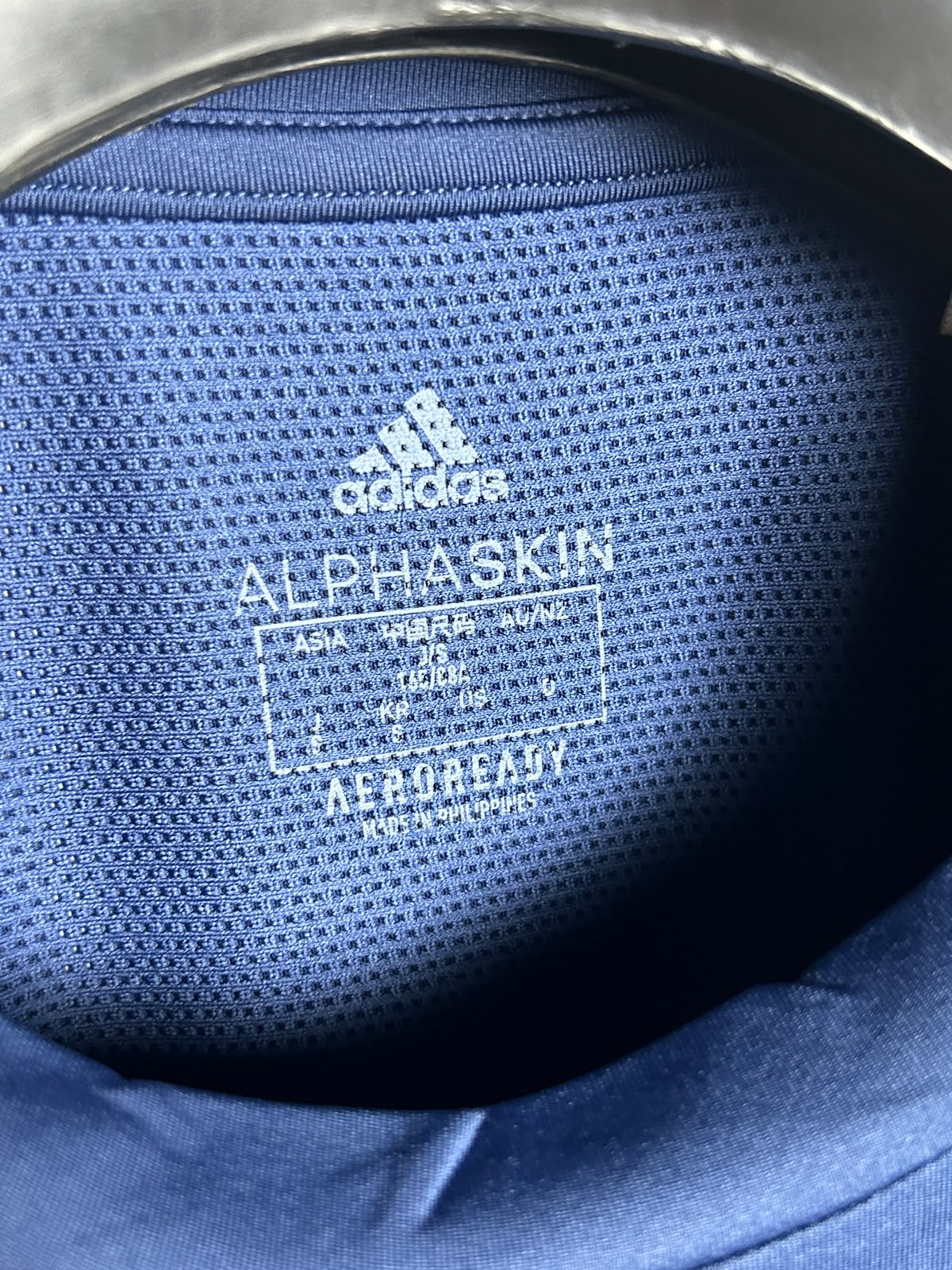Adidas Aeroready Blue Round Neck - Small