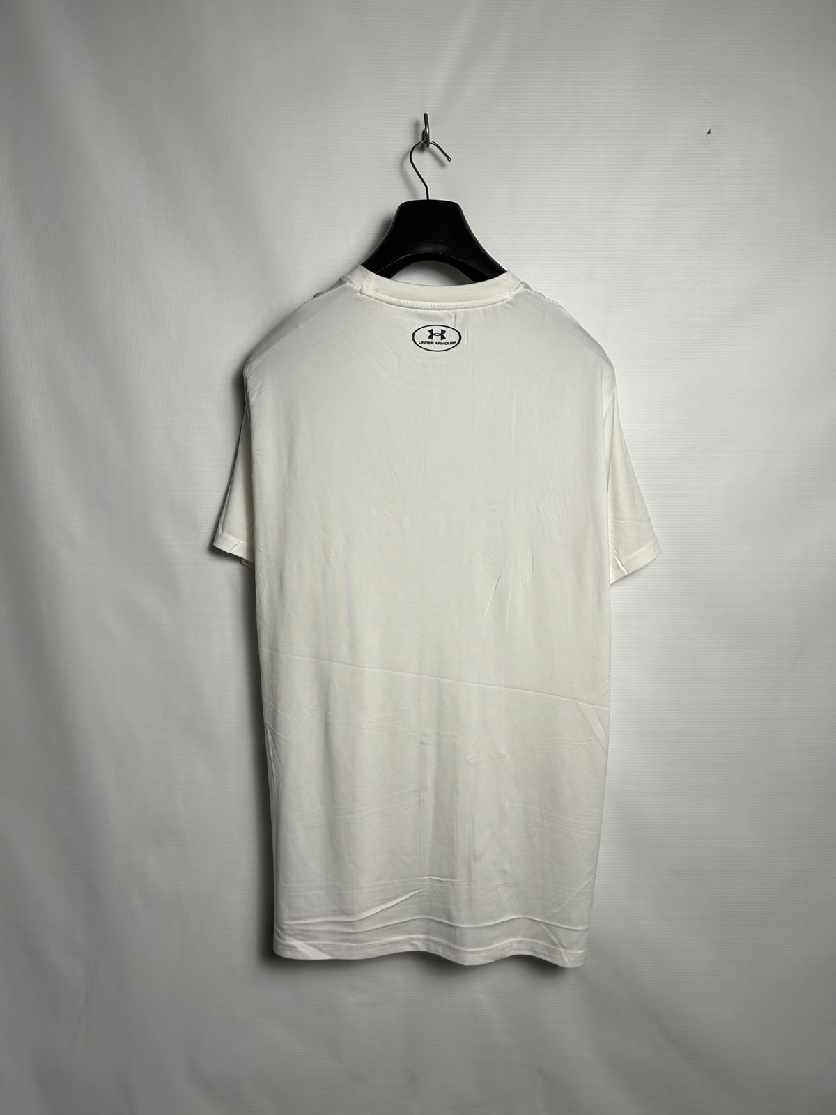 Under Armour Heat Gear Big Logo White Round Neck - XL