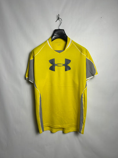 Under Armour Big Logo Yellow Round Neck - Large