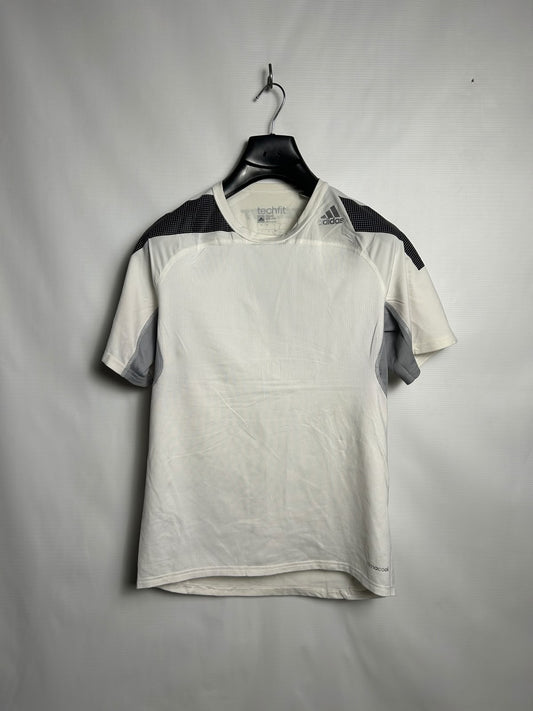 Adidas Climacool Techfit White Round Neck - Medium