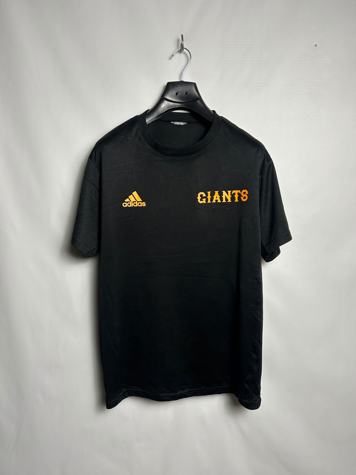 Adidas Giants Big Logo Black Round Neck - Medium
