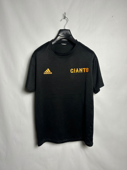 Adidas Giants Big Logo Black Round Neck - Medium
