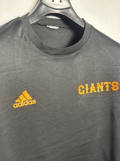 Adidas Giants Big Logo Black Round Neck - Medium