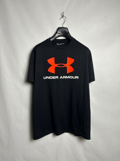 Under Armour Big Logo Black Round Neck - XXL