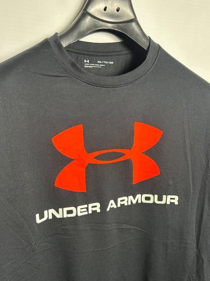 Under Armour Big Logo Black Round Neck - XXL