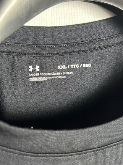 Under Armour Big Logo Black Round Neck - XXL