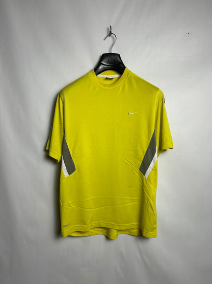 Nike Fitdry Yellow Round Neck - Large