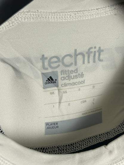 Adidas Climacool Techfit White Round Neck - Large