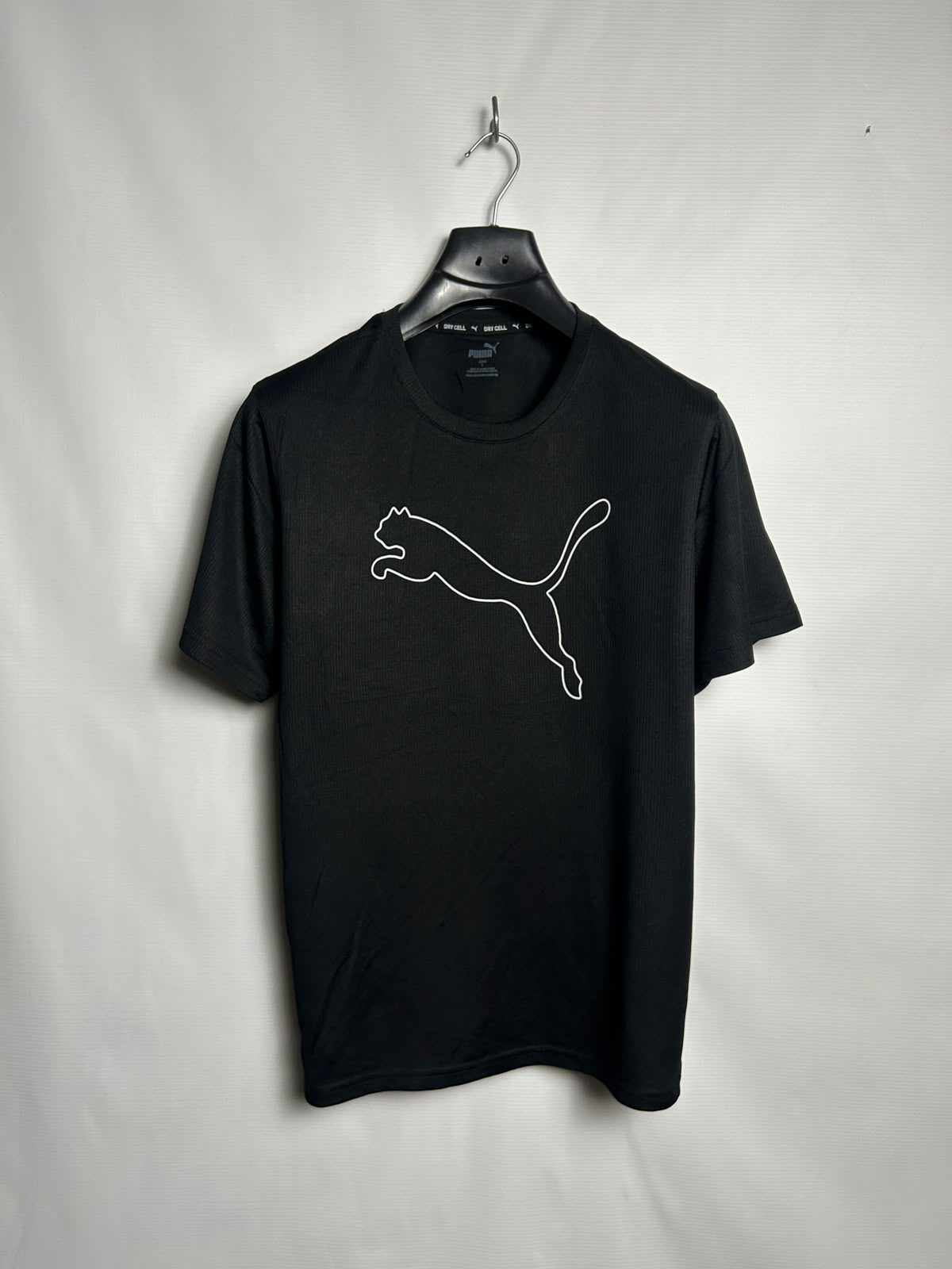 Puma Big Logo Black Round Neck - Large