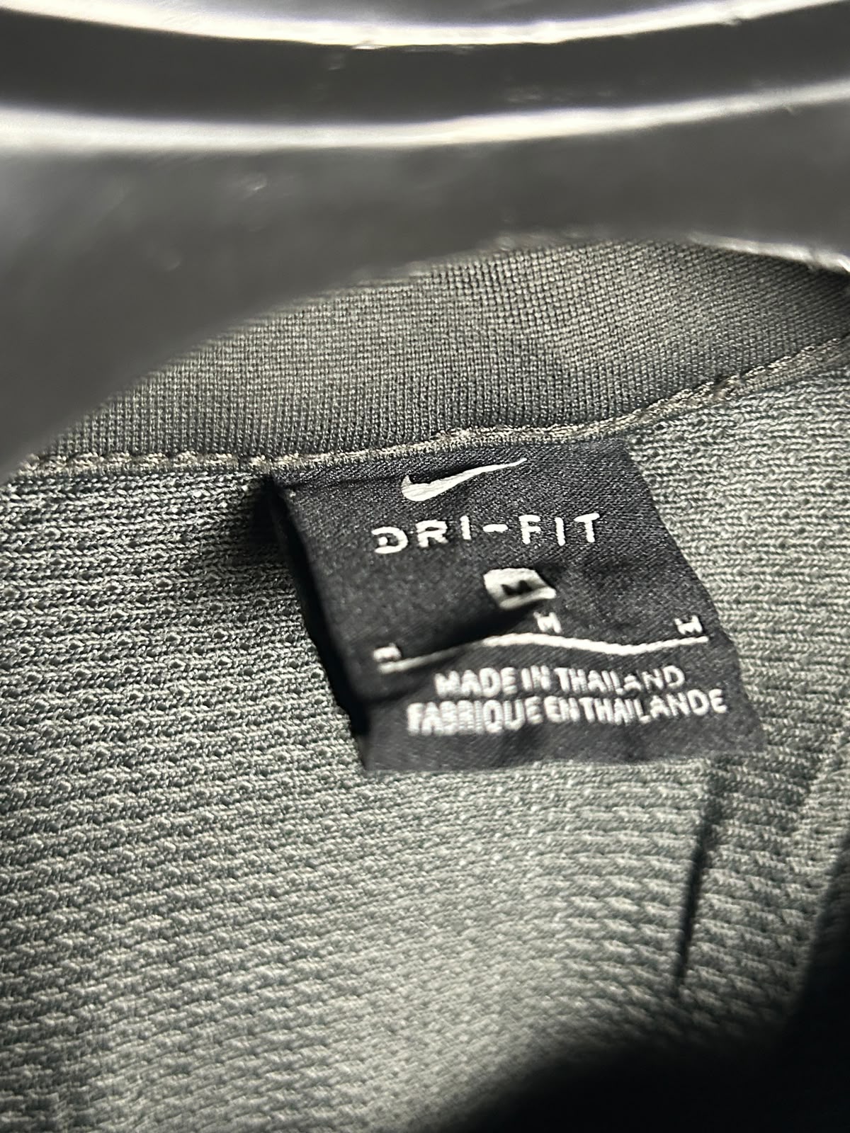 Nike Dri Fit Black Round Neck - Medium