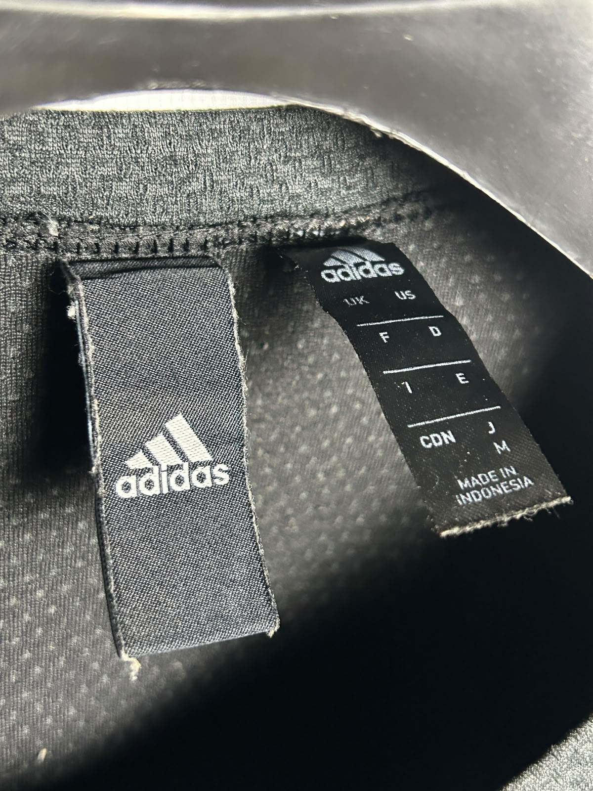 Adidas Black Round Neck - Medium