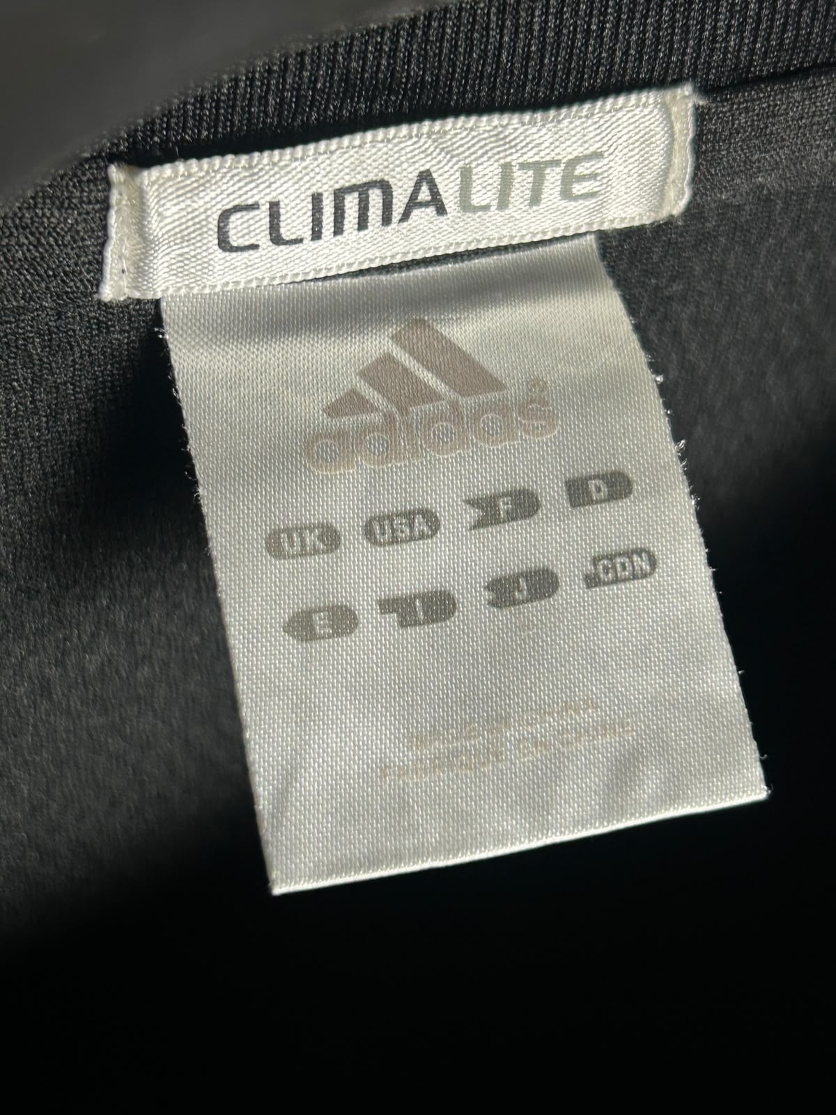 Adidas Climalite Black Round Neck - Large