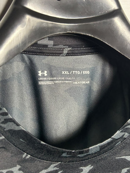 Under Armour Heat Gear Big Logo Printed Round Neck - XXL
