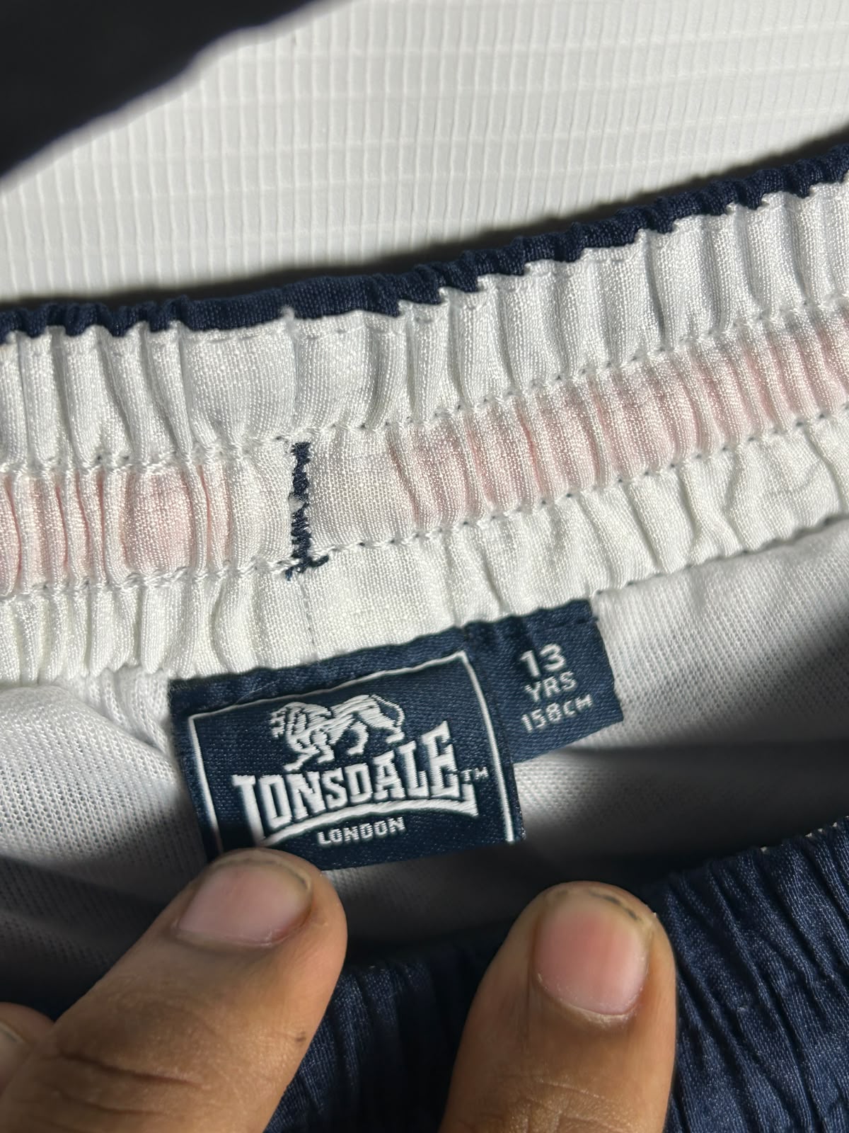 Lonsdale Blue With Orange Strips - Medium