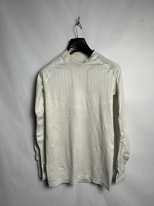 Kipsta White Full Sleeves Round Neck - Medium