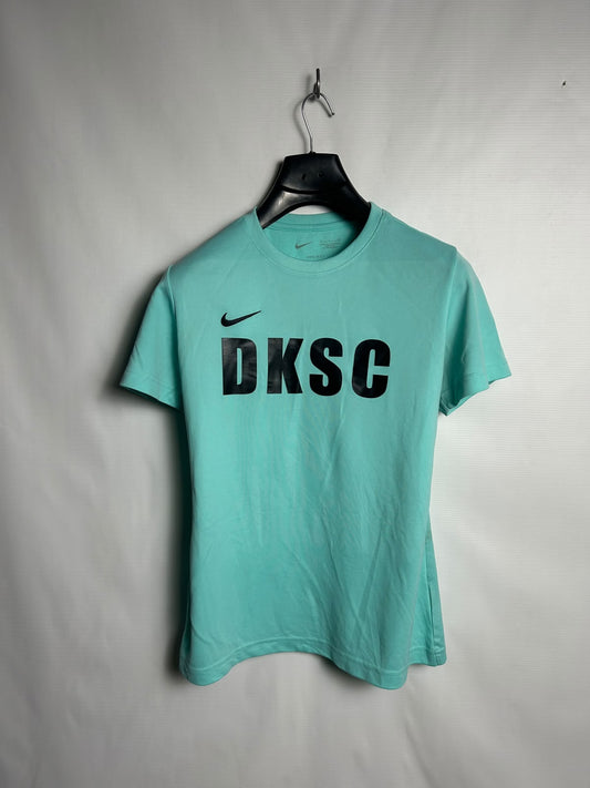 Nike Dri Fit Big Logo DKSC Green Round Neck - Small