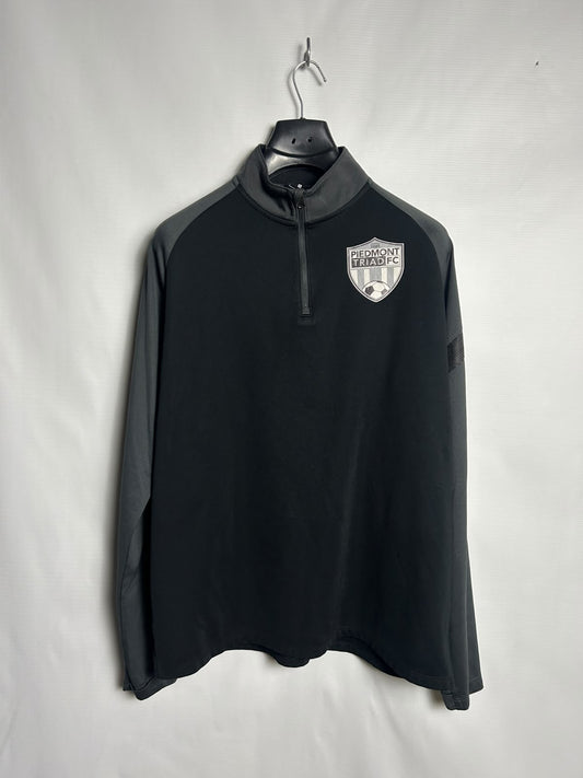 Nike Dri Fit Half Zip Full Sleeves Black - Large