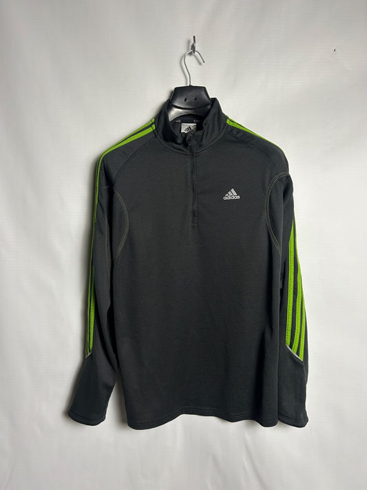 Adidas Clima365 Half Zip Full Sleeves Black - Medium