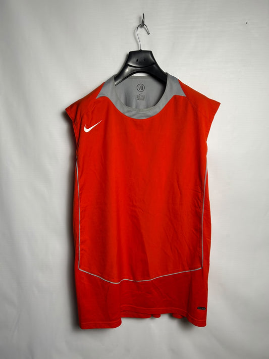 Nike Orange Round Neck - XXL