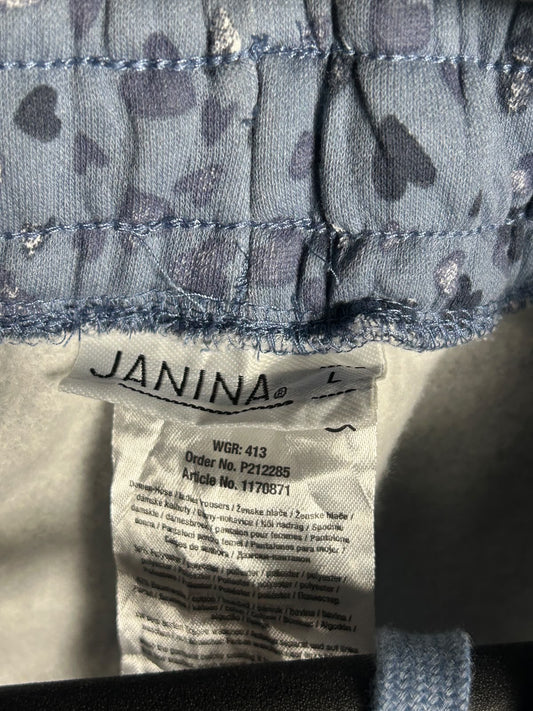 Janina Heart Printed Blue - Large