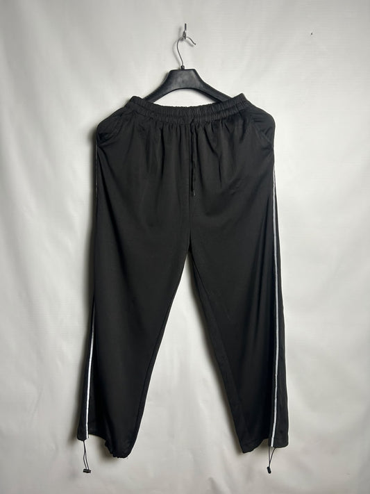 Black Trouser With White Strip - Small