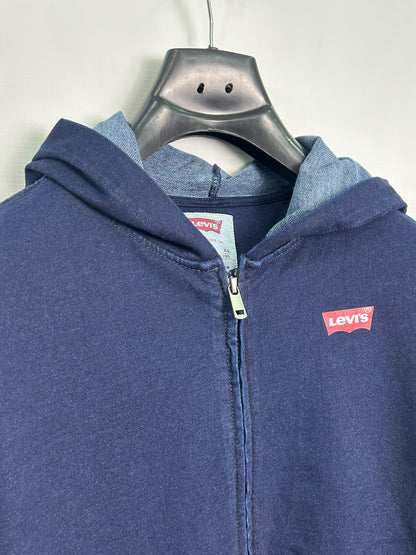 Levi's Blue Zip Upper - XL