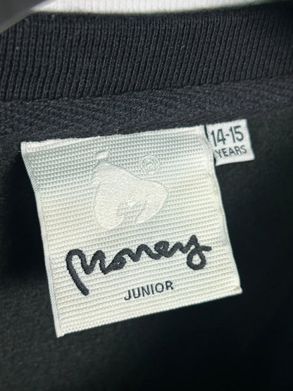 Money Junior Black Full Sleeves Round Neck - Small