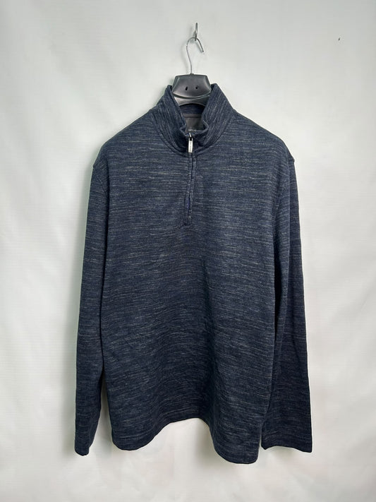 Van Heusen Full Sleeves Half Zip Upper - XXL